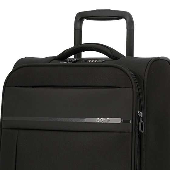 Jump Monthélys 4 Rollen Kabinentrolley 55 cm mit Dehnfalte