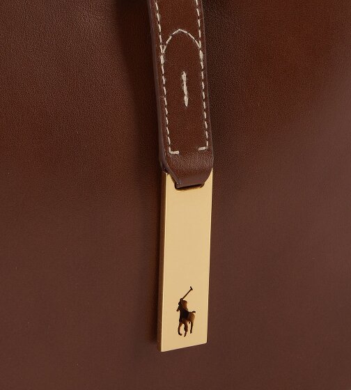 POLO RALPH LAUREN Polo ID Handtasche Leder 25 cm