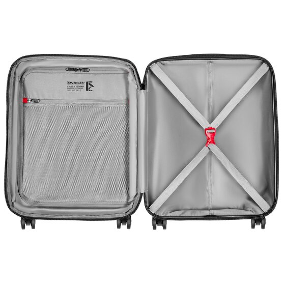Wenger Prymo 4 Rollen Kabinentrolley 55 cm mit Dehnfalte