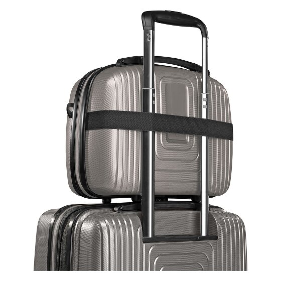 Redolz Essentials 14 4-Rollen Kofferset + Beautycase 4 tlg. mit Dehnfalte
