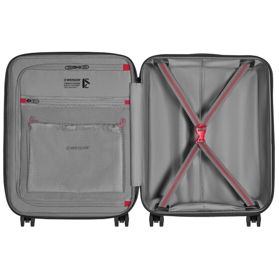 Wenger Motion 4 Rollen Kabinentrolley 54 cm mit Dehnfalte