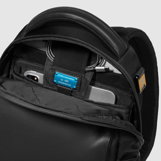 Piquadro Orion Business-Rucksack RFID Schutz 38 cm Laptopfach