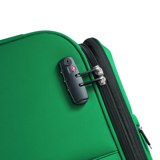 Delsey Paris x United Colors of Benetton Color Block 4-Rollen Trolley 77cm mit Dehnfalte