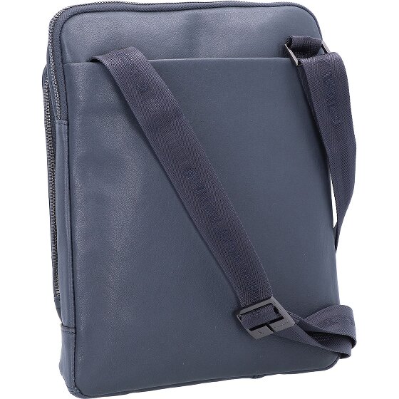 Piquadro Black Square Umhängetasche Leder 24 cm