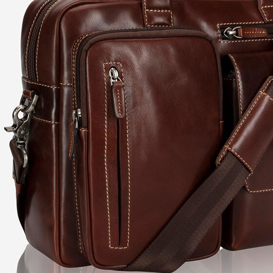 Jekyll & Hide Oxford Aktentasche Leder 38 cm Laptopfach