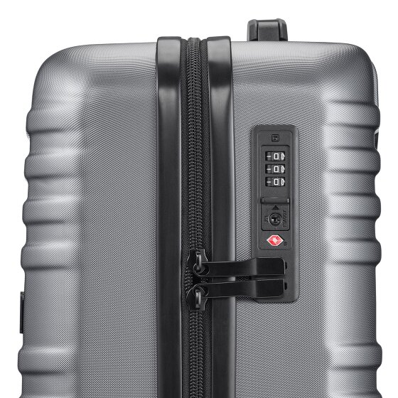 Pack Easy Mena 4 Rollen Trolley 64 cm mit Dehnfalte