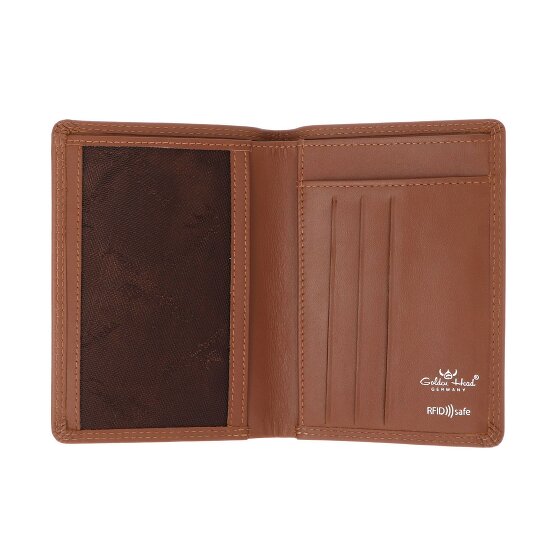 Golden Head Polo Ausweisetui RFID Leder 9 cm