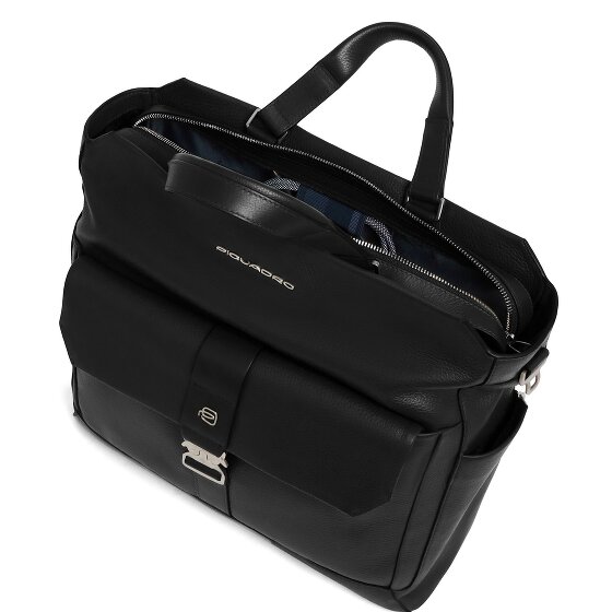 Piquadro Tebe Handtasche Leder 36 cm Laptopfach