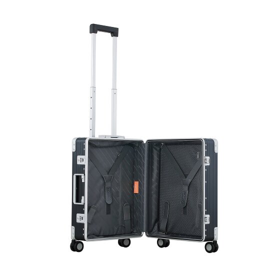 Aleon Fortis 4-Rollen Kabinentrolley Aluminium 54 cm