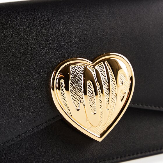 Love Moschino Victory Heart Schultertasche Leder 21.5 cm