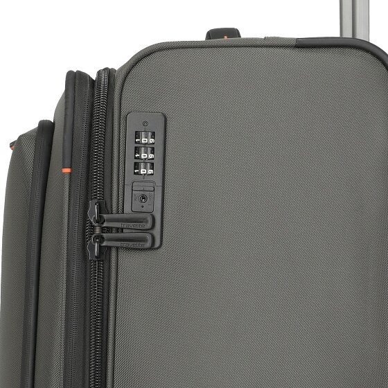 Travelite Crosslite 4 Rollen Trolley XL 81 cm mit Dehnfalte