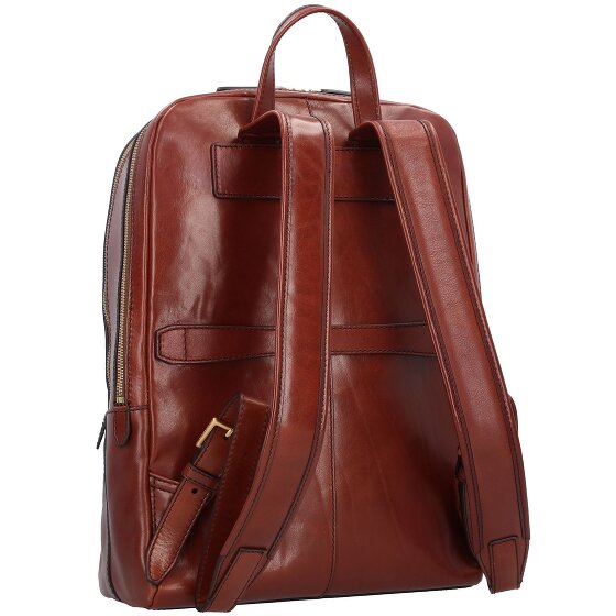The Bridge Vespucci Business-Rucksack Leder 43 cm Laptopfach