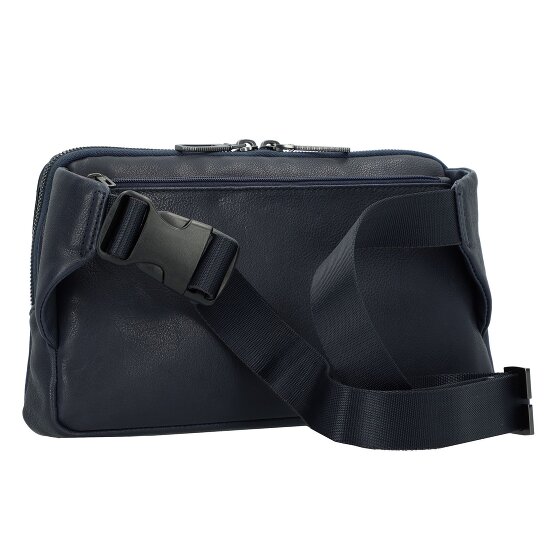 Piquadro Wollem Gürteltasche RFID Schutz Leder 27 cm