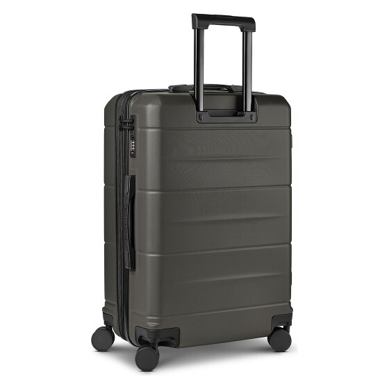 Police London 4 Rollen Trolley 64 cm mit Dehnfalte