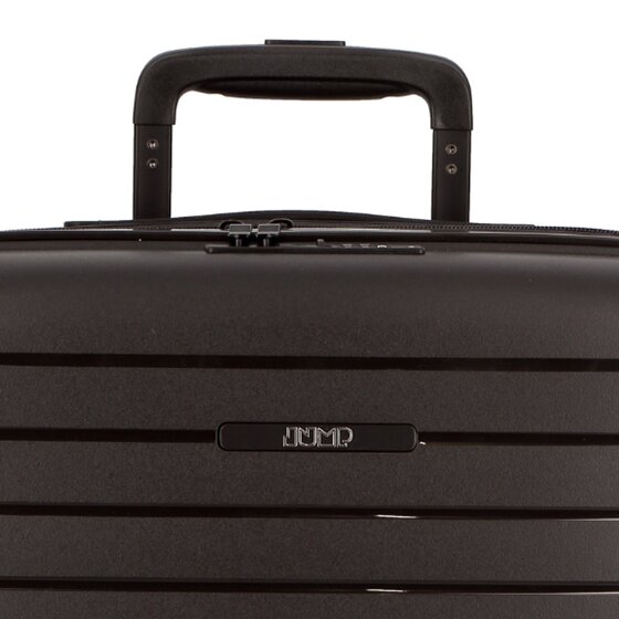 Jump Striper 4 Rollen Kabinentrolley 55 cm mit Dehnfalte