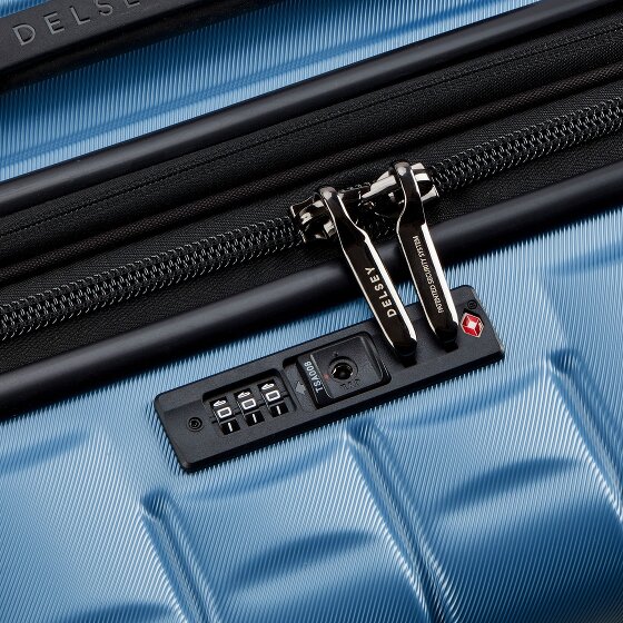 Delsey Paris Longitude 4 Rollen Trolley 81 cm mit Dehnfalte