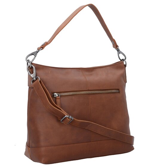The Chesterfield Brand Wax Pull Up Schultertasche Leder 32 cm