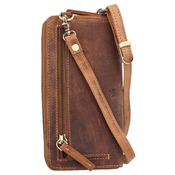 Greenburry Vintage Handytasche RFID Leder 8 cm