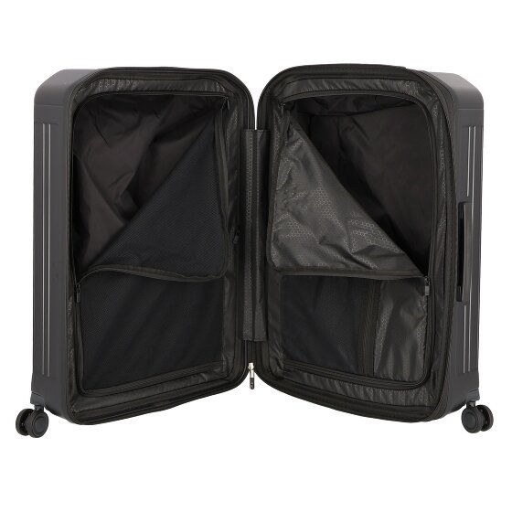 Piquadro PQ Light 4 Rollen Trolley 69 cm mit Dehnfalte