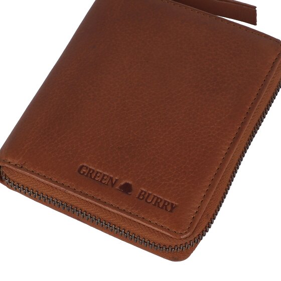 Greenburry Colombiana Geldbörse RFID Schutz Leder 10.5 cm