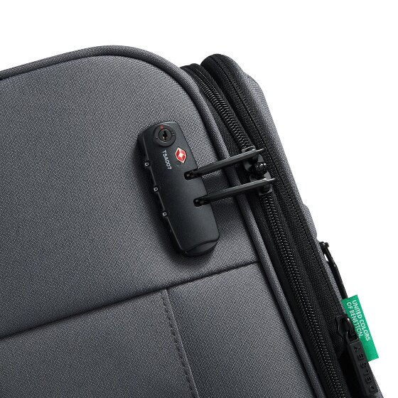 Delsey Paris x United Colors of Benetton BE 4-Rollen Kabinentrolley 55 cm mit Dehnfalte