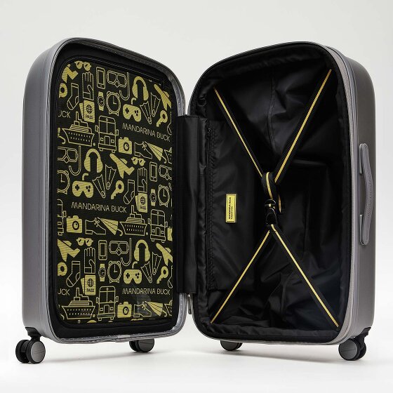 Mandarina Duck Logoduck + 4 Rollen Trolley M 69 cm