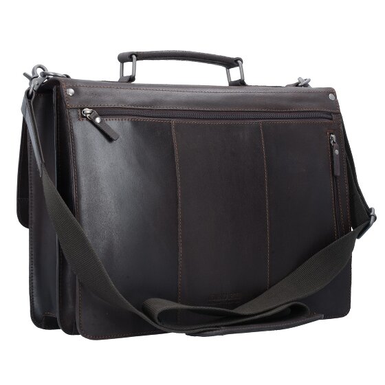 Leonhard Heyden Dakota Aktentasche Leder 40 cm Laptopfach