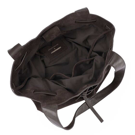 LES VISIONNAIRES Garbriella Shopper Tasche Leder 40 cm