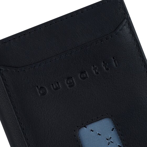 bugatti Secure Slim Geldbörse RFID Schutz Leder 8 cm