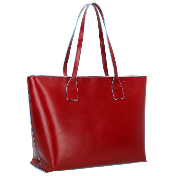 Piquadro Blue Square Shopper Tasche Leder 35 cm