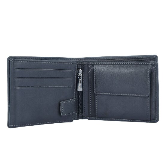 Greenland Nature Black Nappa Geldbörse RFID Leder 12 cm