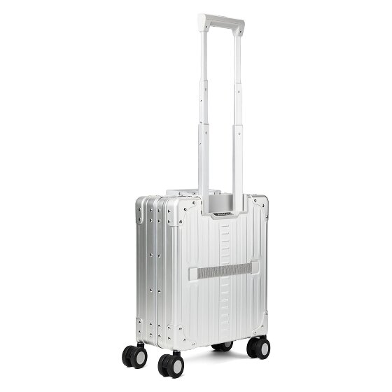 Aleon Business 4-Rollen Kabinentrolley Aluminium 42 cm Laptopfach