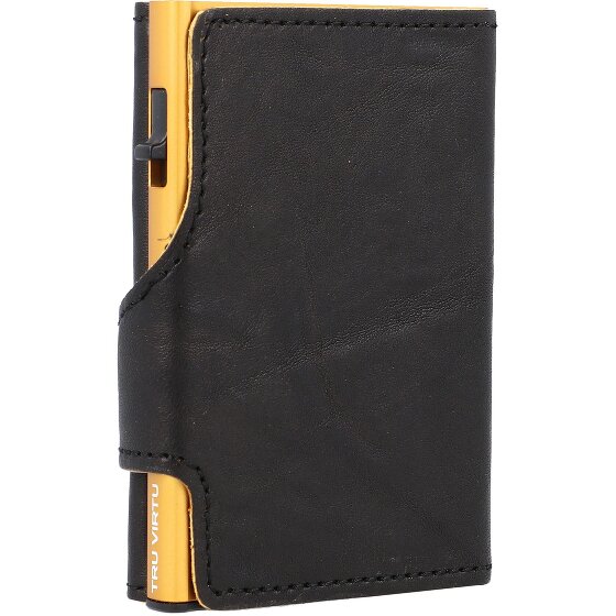 Tru Virtu Click & Slide Kreditkartenetui RFID Leder 6,5 cm Tru Virtu Click & Slide Kreditkartenetui RFID Leder 6,5 cm