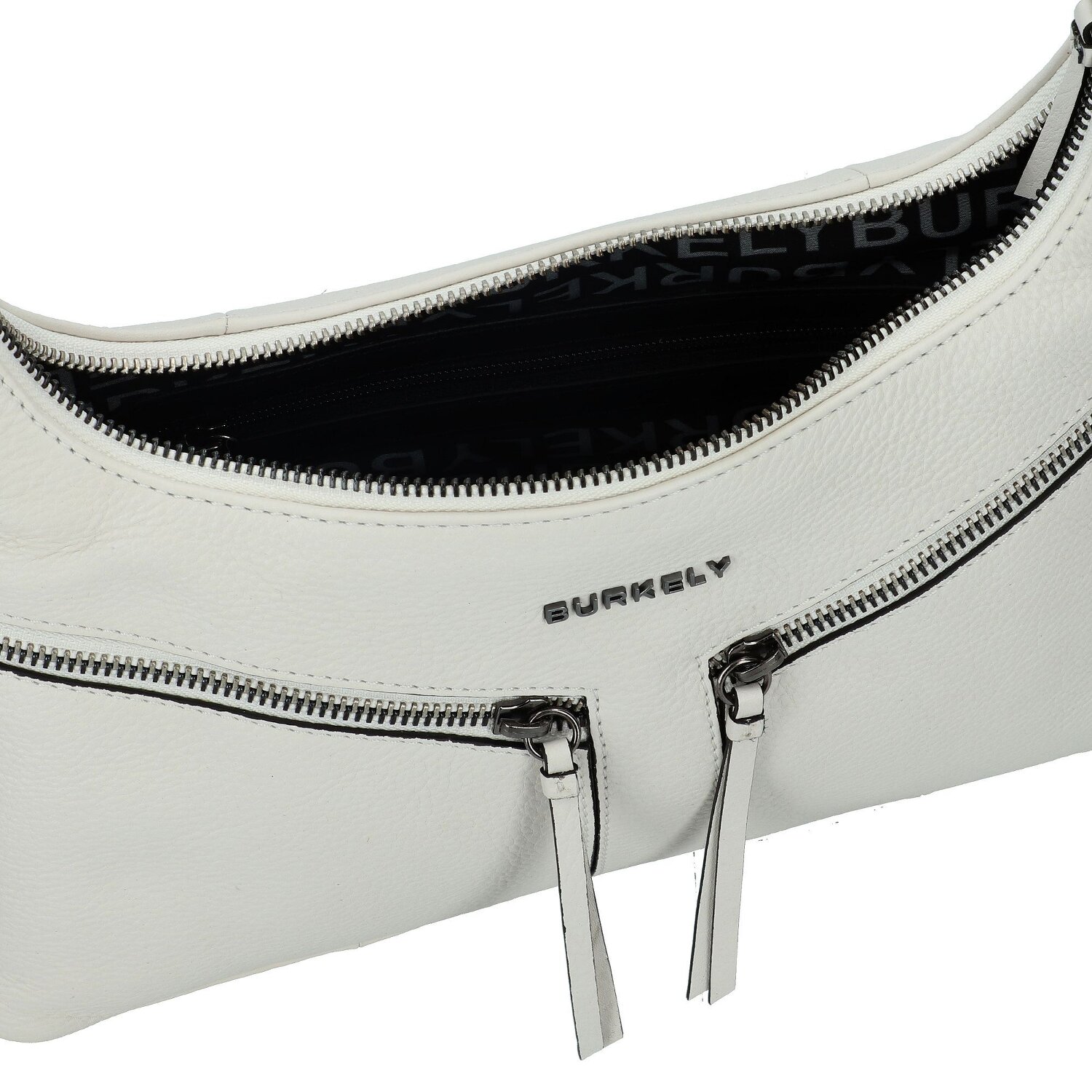 Burkely Rock Ruby Schultertasche Leder 32 cm wheely white | bei