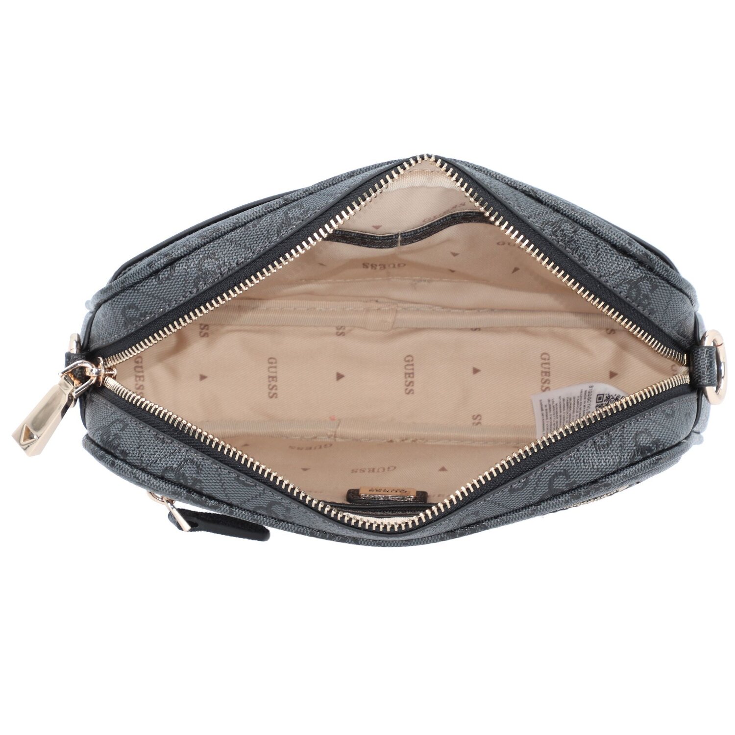 Guess Meridian Umhängetasche 24 cm coal logo | bei welovebags.de