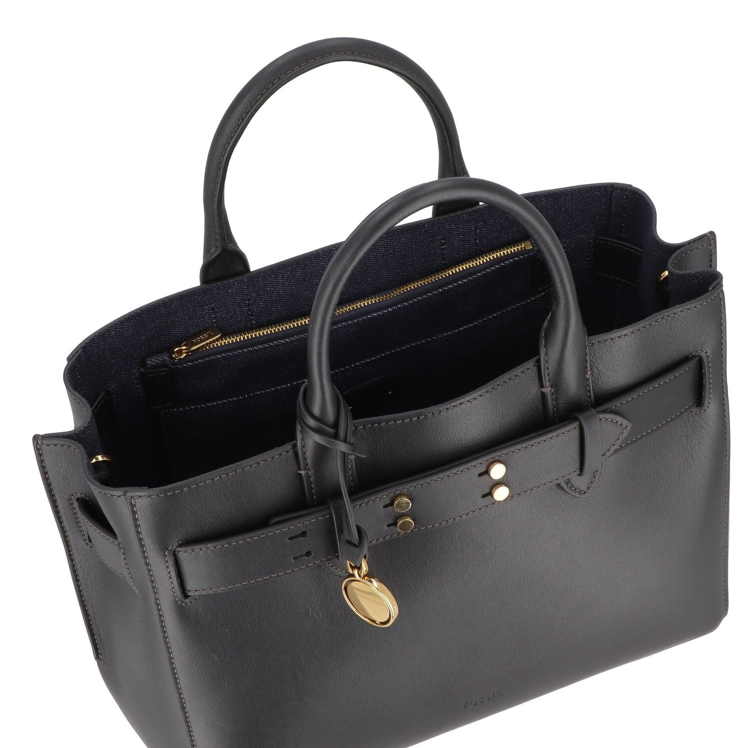 Fossil tote black online