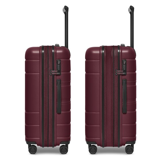 Redolz Essentials 11 4 Rollen Trolley 66 cm mit Dehnfalte