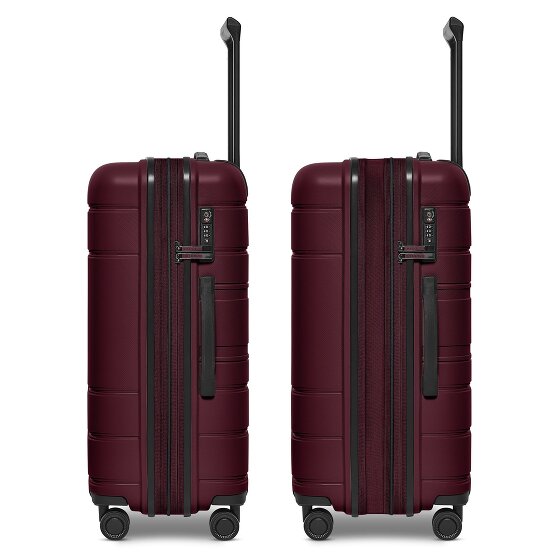 Redolz Essentials 11 4 Rollen Trolley 66 cm mit Dehnfalte