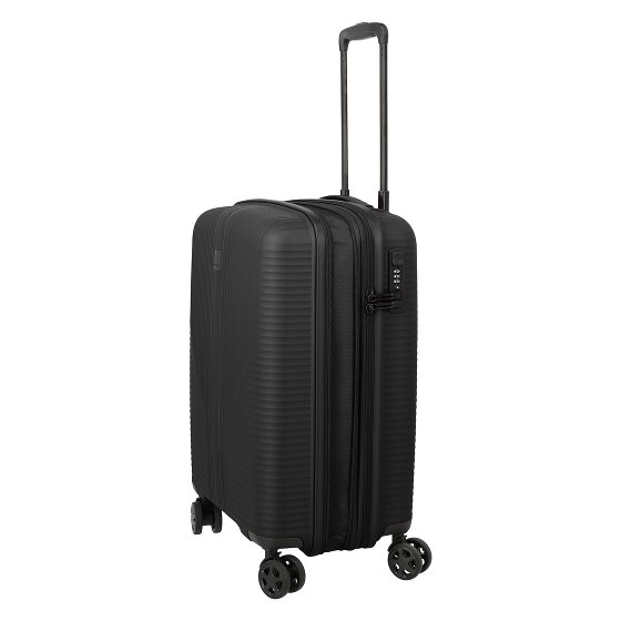 Travelite Air Stripe 4 Rollen Kabinentrolley S 55 cm mit Dehnfalte