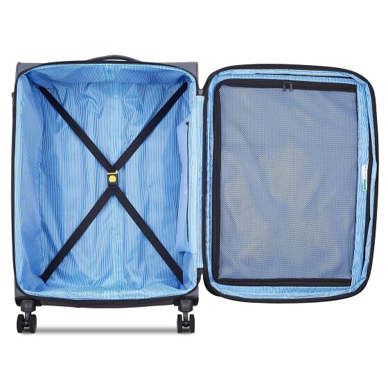 Delsey Paris x United Colors of Benetton BE 4-Rollen Trolley L 76 cm mit Dehnfalte