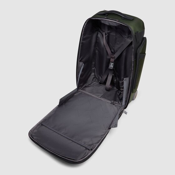 Piquadro Brief 2-Rollen Rucksacktrolley 53 cm Laptopfach