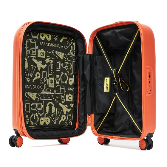Mandarina Duck Logoduck 4-Rollen Kabinentrolley 55 cm
