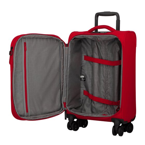 Jump Monthélys 4 Rollen Kabinentrolley 55 cm mit Dehnfalte
