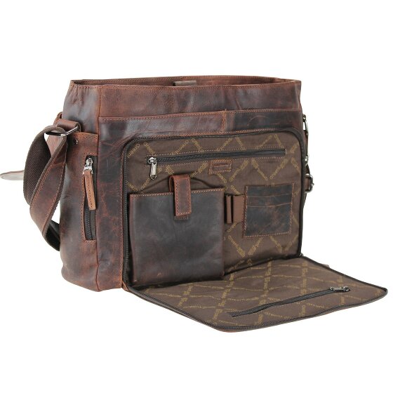 Greenland Nature Montana Messenger Leder 40 cm Laptopfach