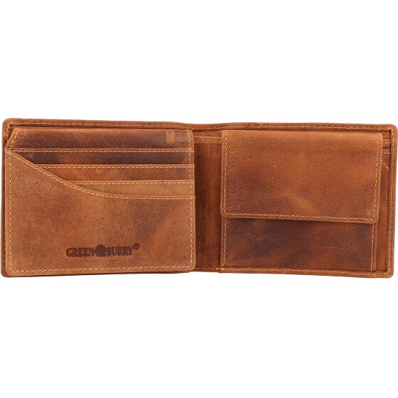 Greenburry Vintage Geldbörse Leder 12 cm