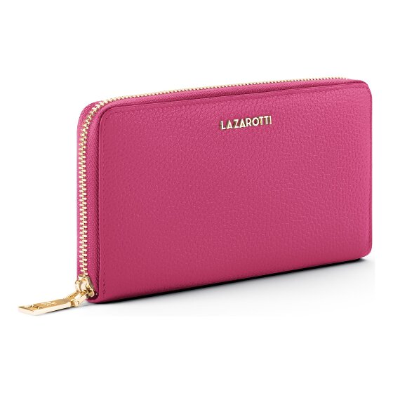 Lazarotti Bologna Leather XL Zip-Around Geldbörse Leder 19 cm