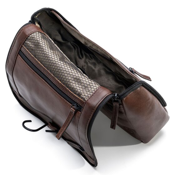 Farmhood Memphis Kulturbeutel Leder 27 cm