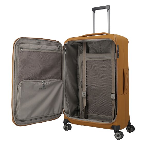 Travelite Priima 4 Rollen Trolley L 79 cm mit Dehnfalte