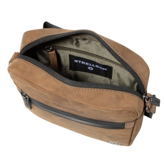 Strellson bow road barney Umhängetasche Leder 21 cm