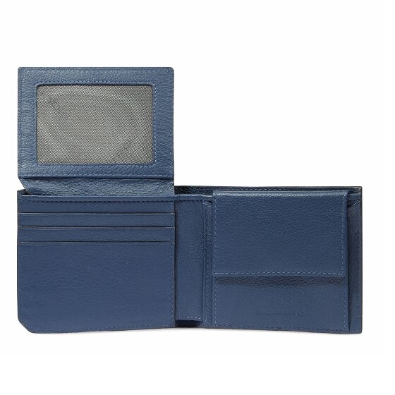 Piquadro Russel Geldbörse RFID Schutz Leder 10.5 cm